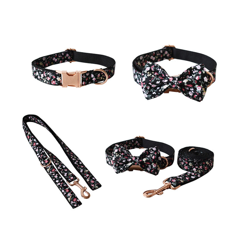 Charlie Collar, leash and bowtie Set