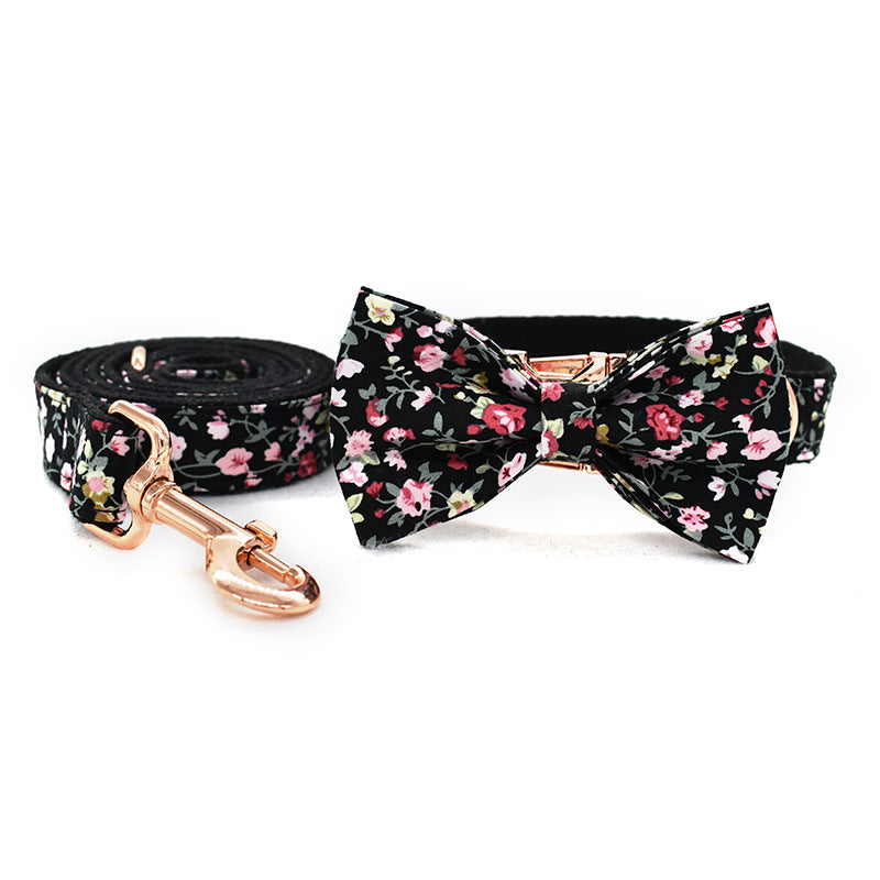 Charlie Collar, leash and bowtie Set
