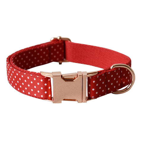 Ruby collar, leash and Bowtie Set